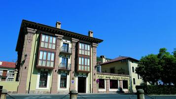 Voorkant van accommodatie