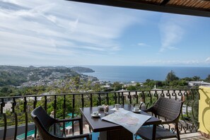 Comfort Double or Twin Room, Terrace, Sea View | View from room - Hotel Ape Regina (Casamicciola Terme)