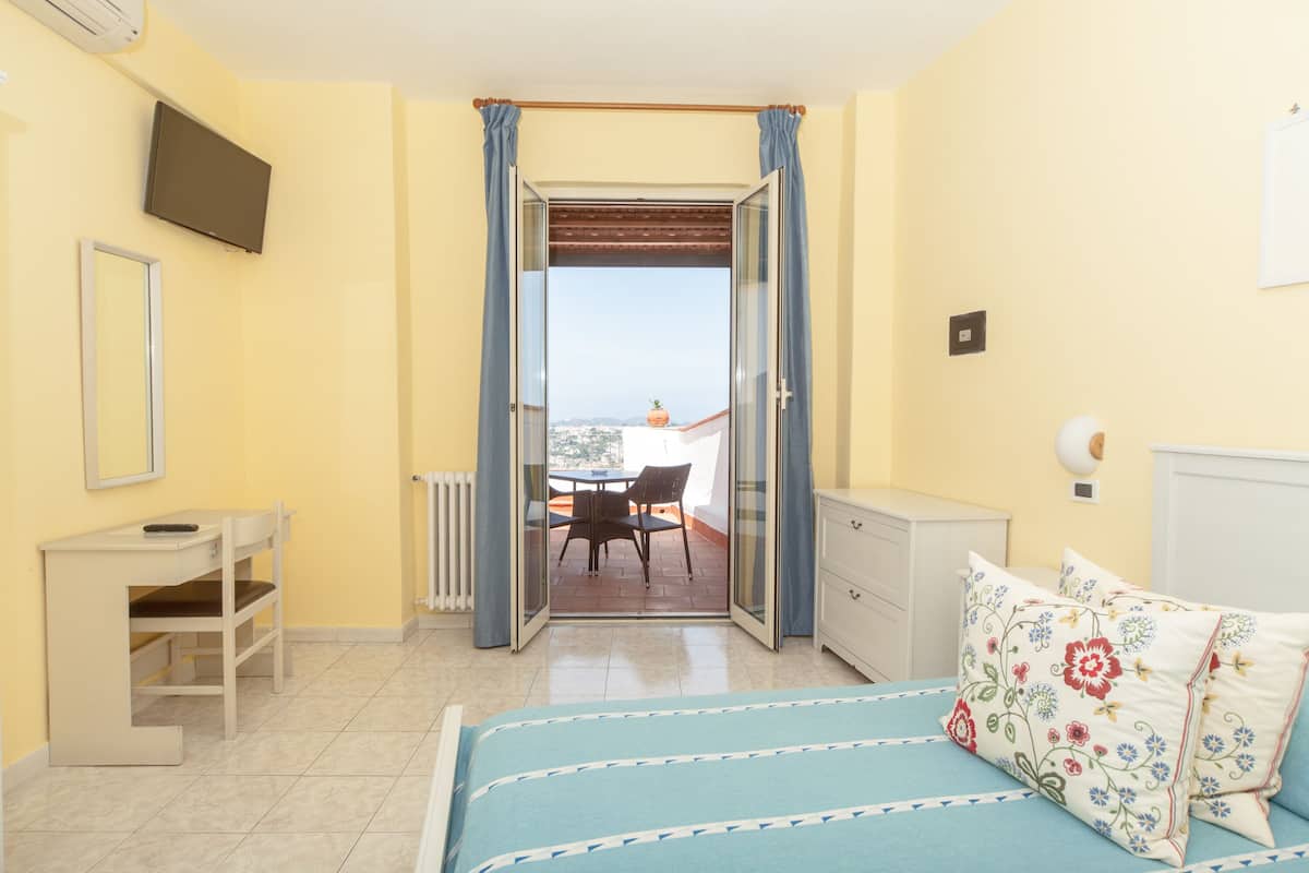 Comfort Double or Twin Room, Terrace, Sea View