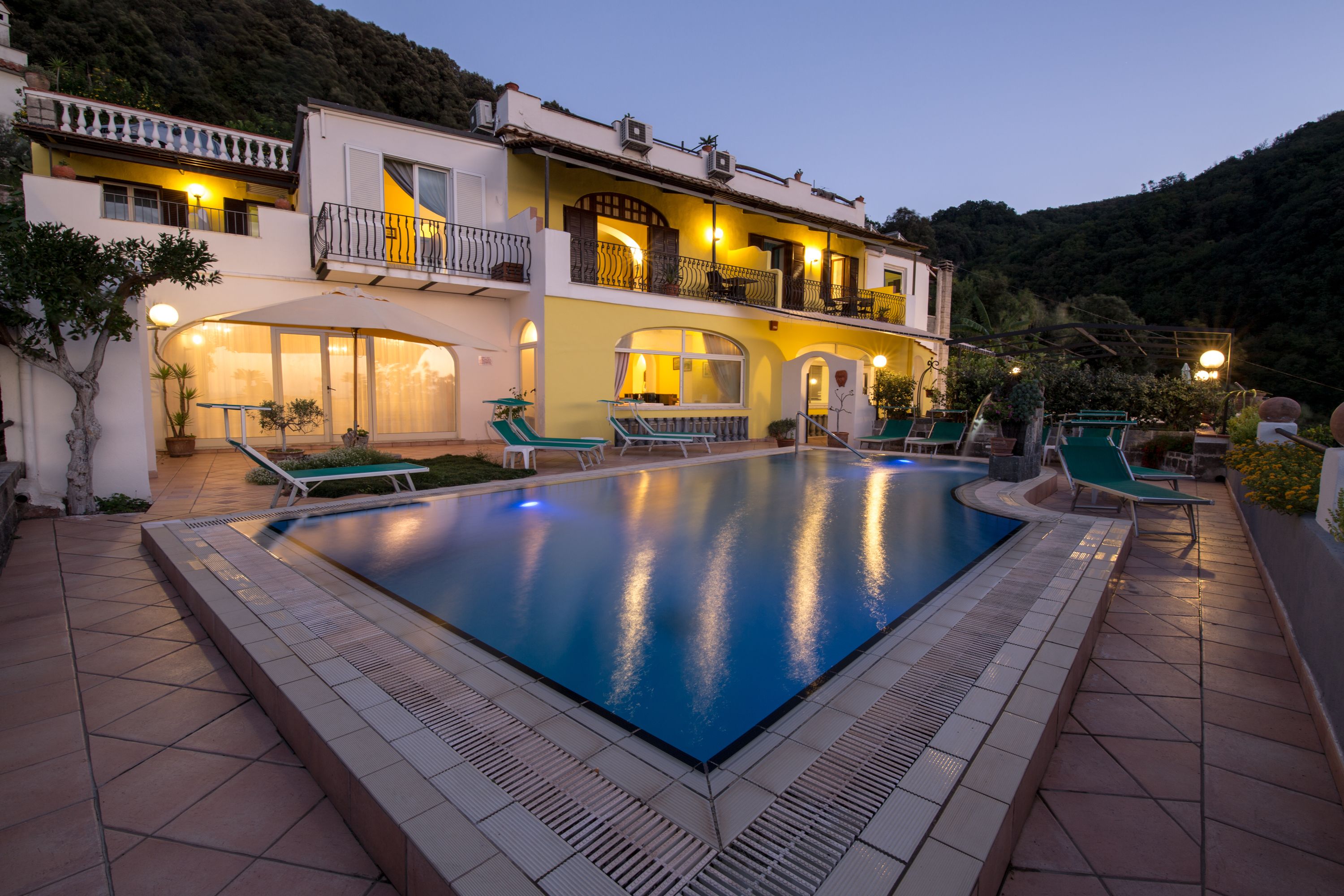 front of property – evening/night