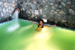 Sauna, hot tub, steam room, hot springs, body treatments, facials