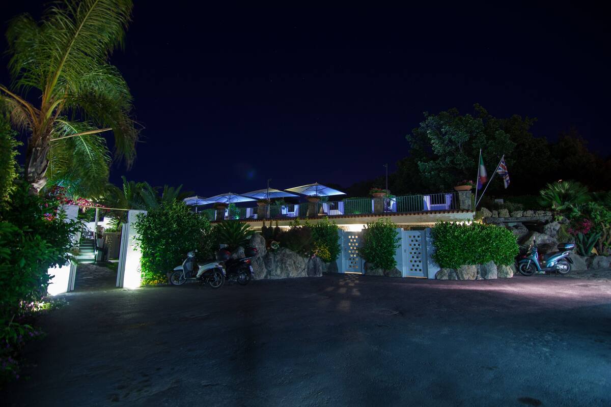 front of property – evening/night