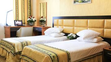 Select Comfort beds, minibar, in-room safe, free cots/infant beds