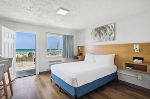 Room, 2 Queen Beds, Kitchen, Beachfront (Walkout, Split Accommodations) | Iron/ironing board, free WiFi, bed sheets