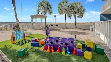 Outdoor banquet area
