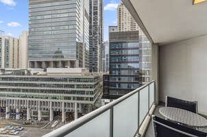 40-inch flat-screen TV with digital channels, TV