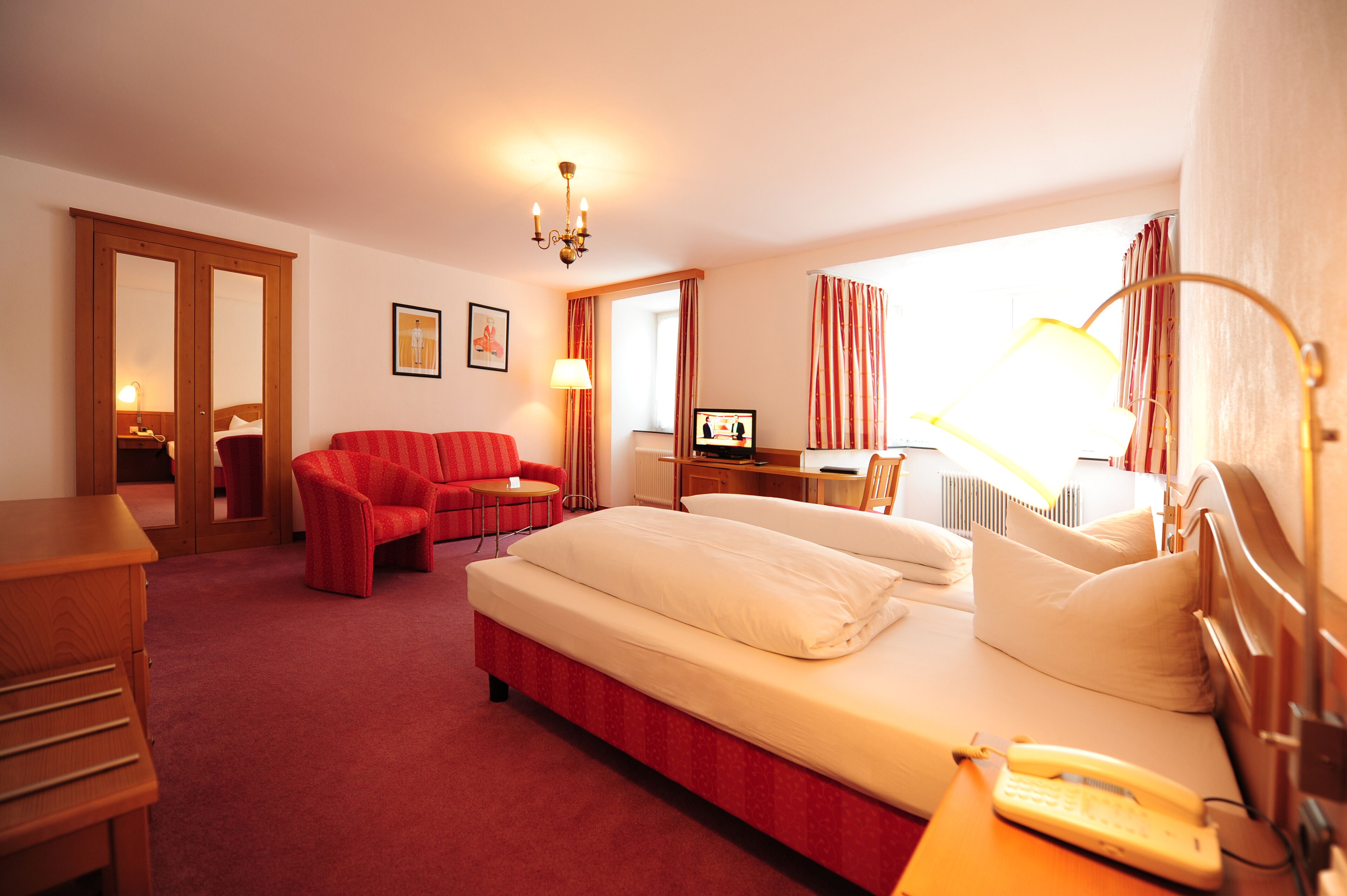 superior double room (street view) | premium bedding, in-room safe, individually decorated