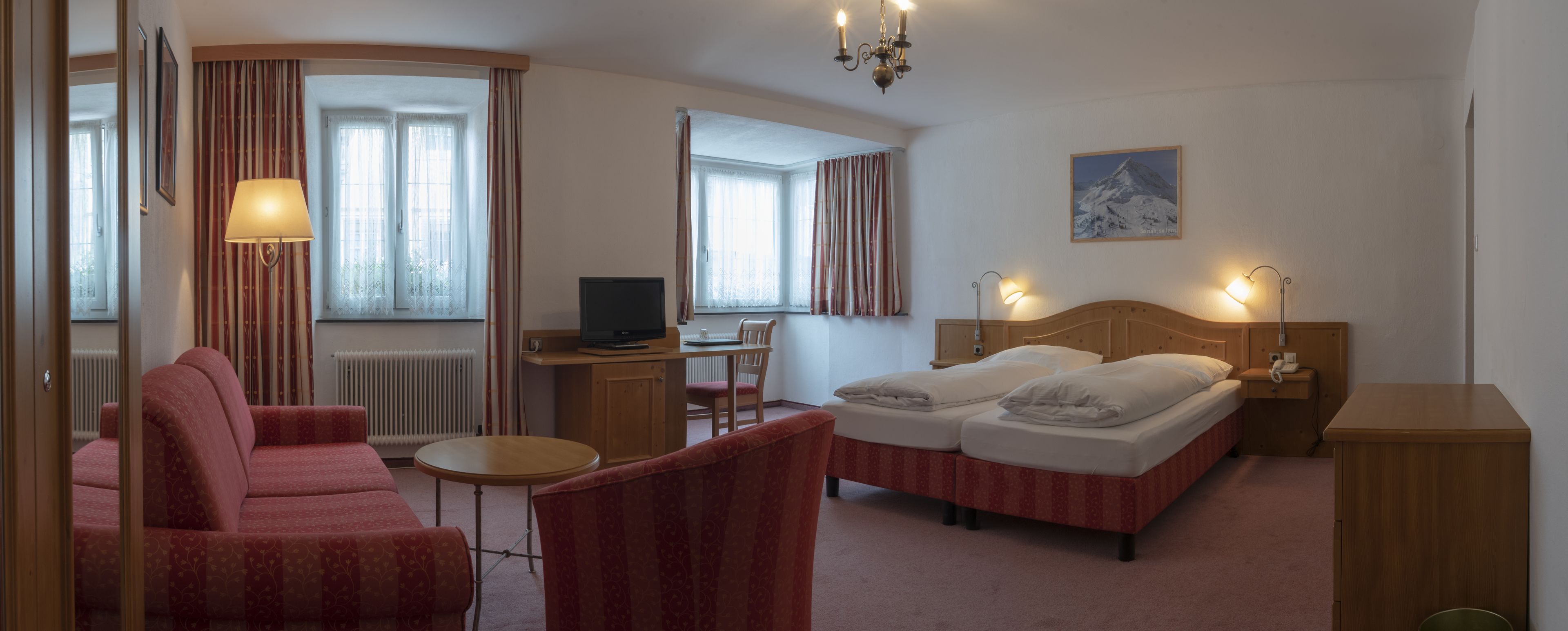 quadruple room, 1 double bed with sofa bed, non smoking | premium bedding, in-room safe, individually decorated