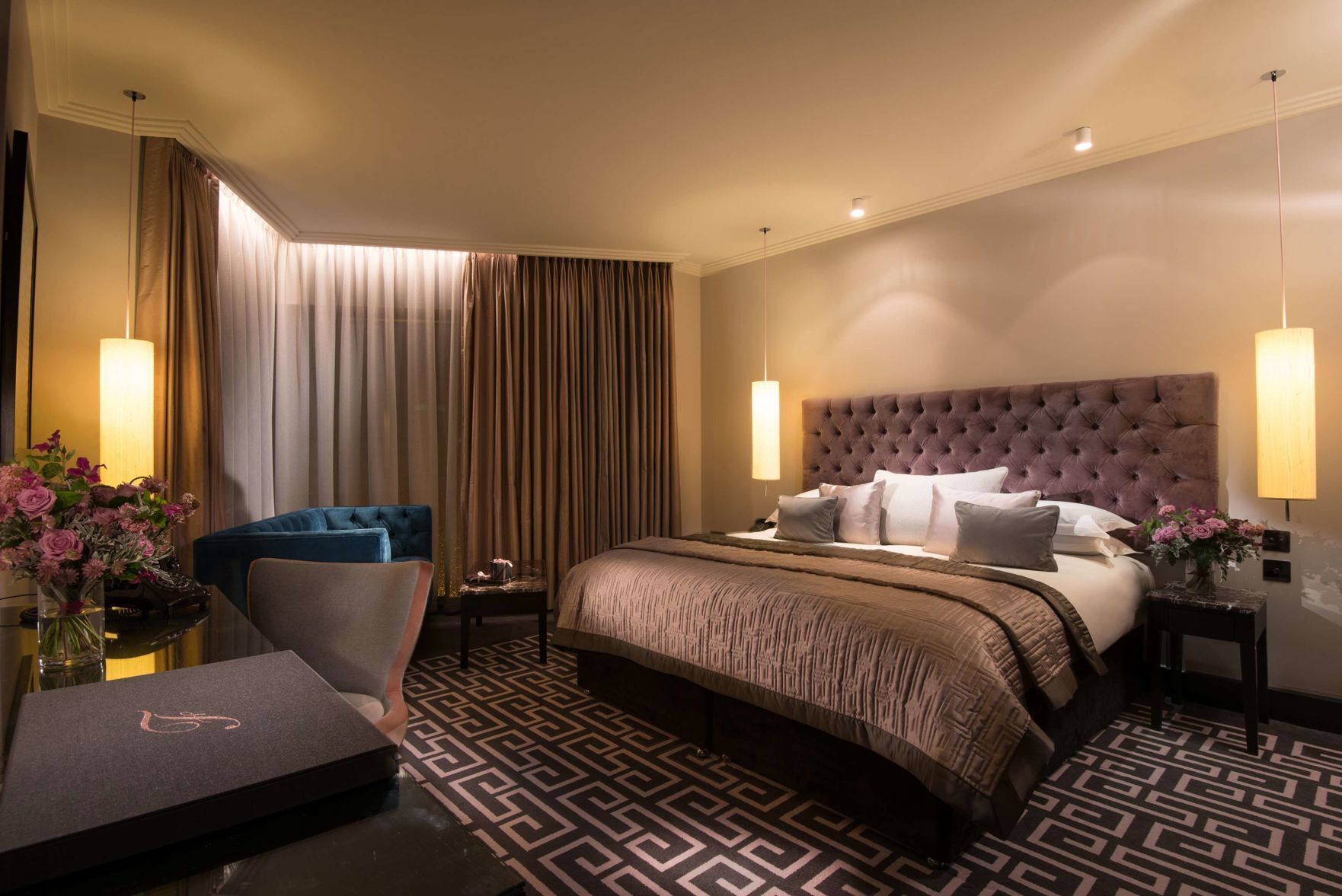 Egyptian cotton sheets, premium bedding, minibar, in-room safe