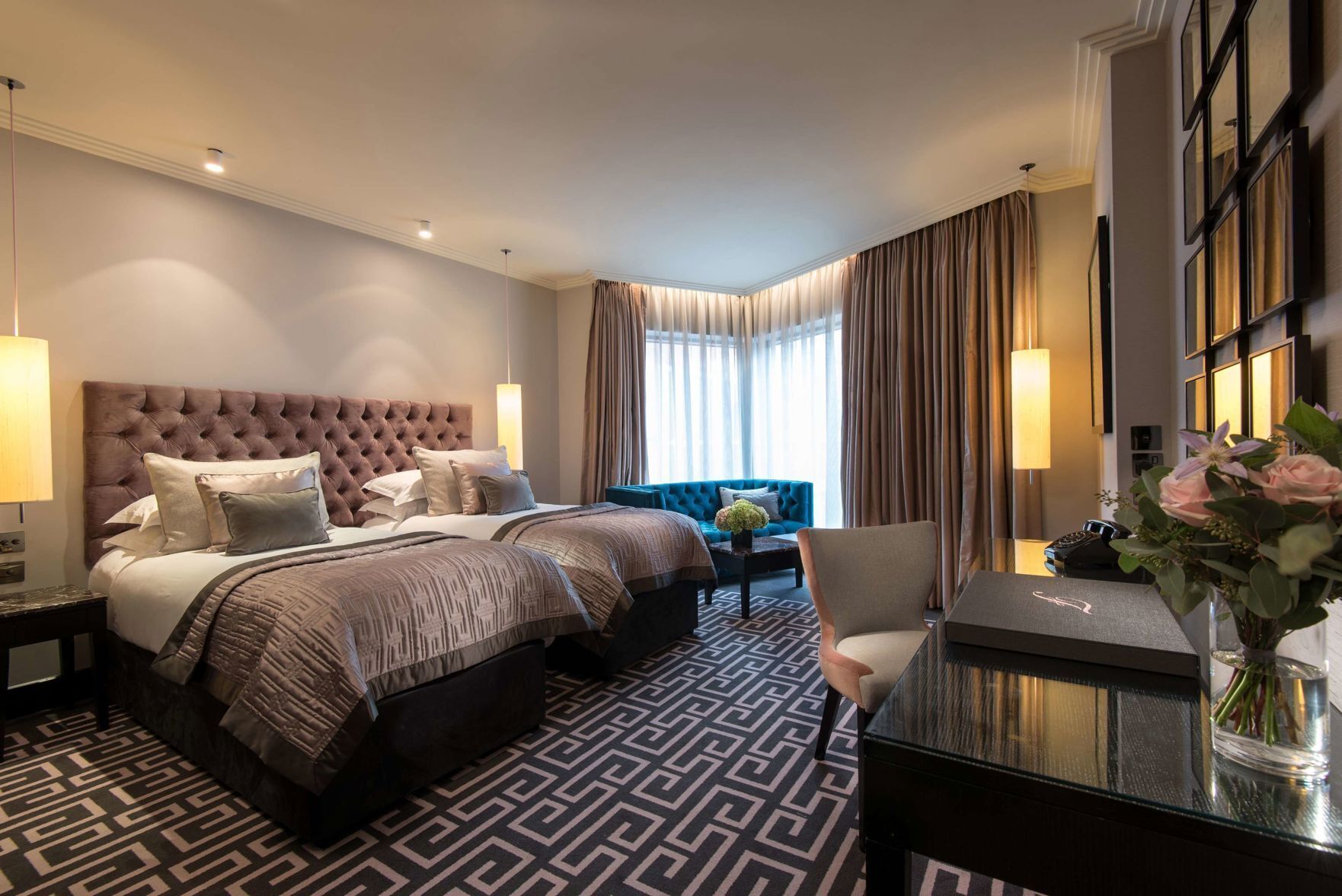 Egyptian cotton sheets, premium bedding, minibar, in-room safe