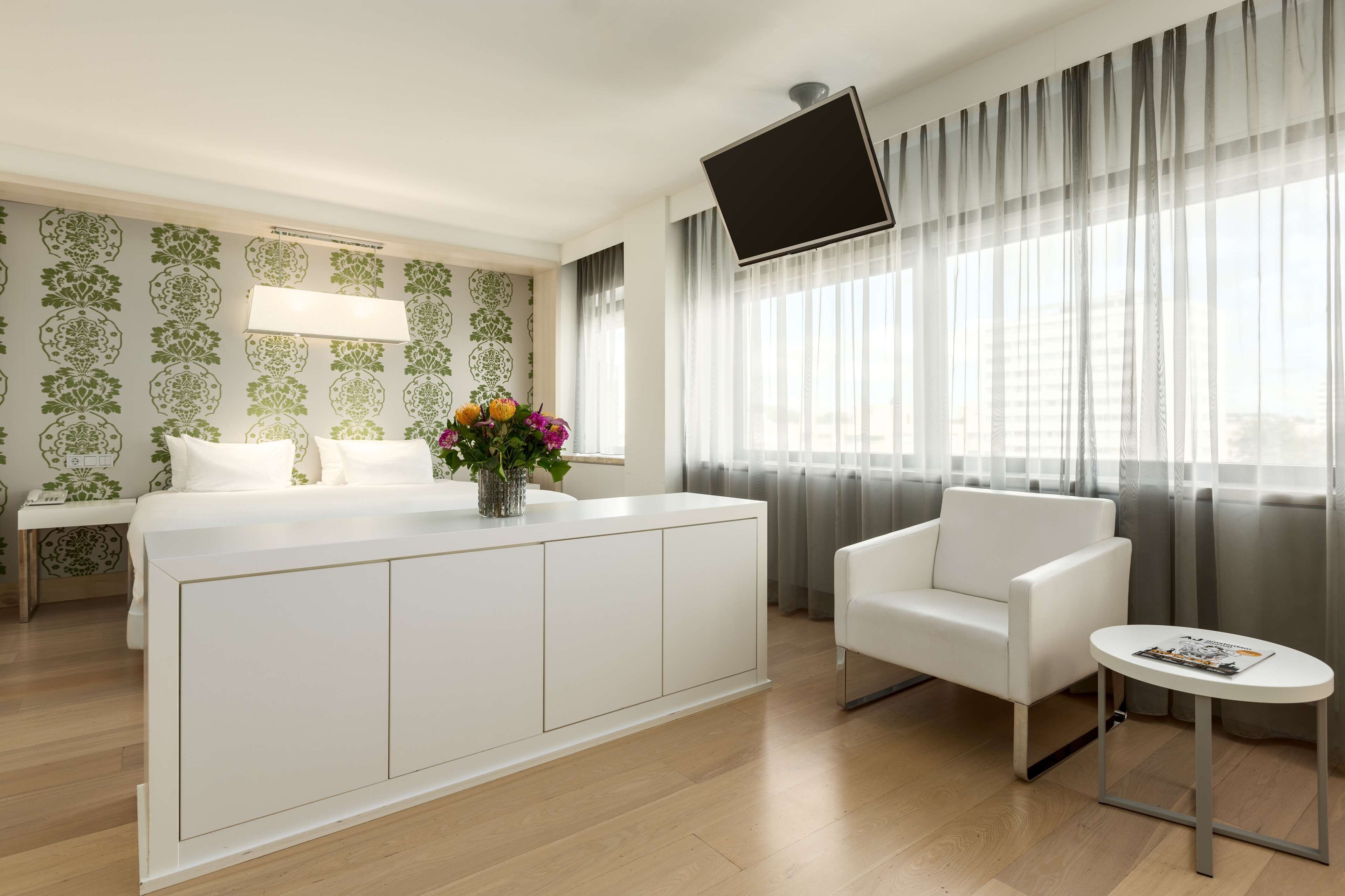 premium bedding, memory-foam beds, minibar, in-room safe