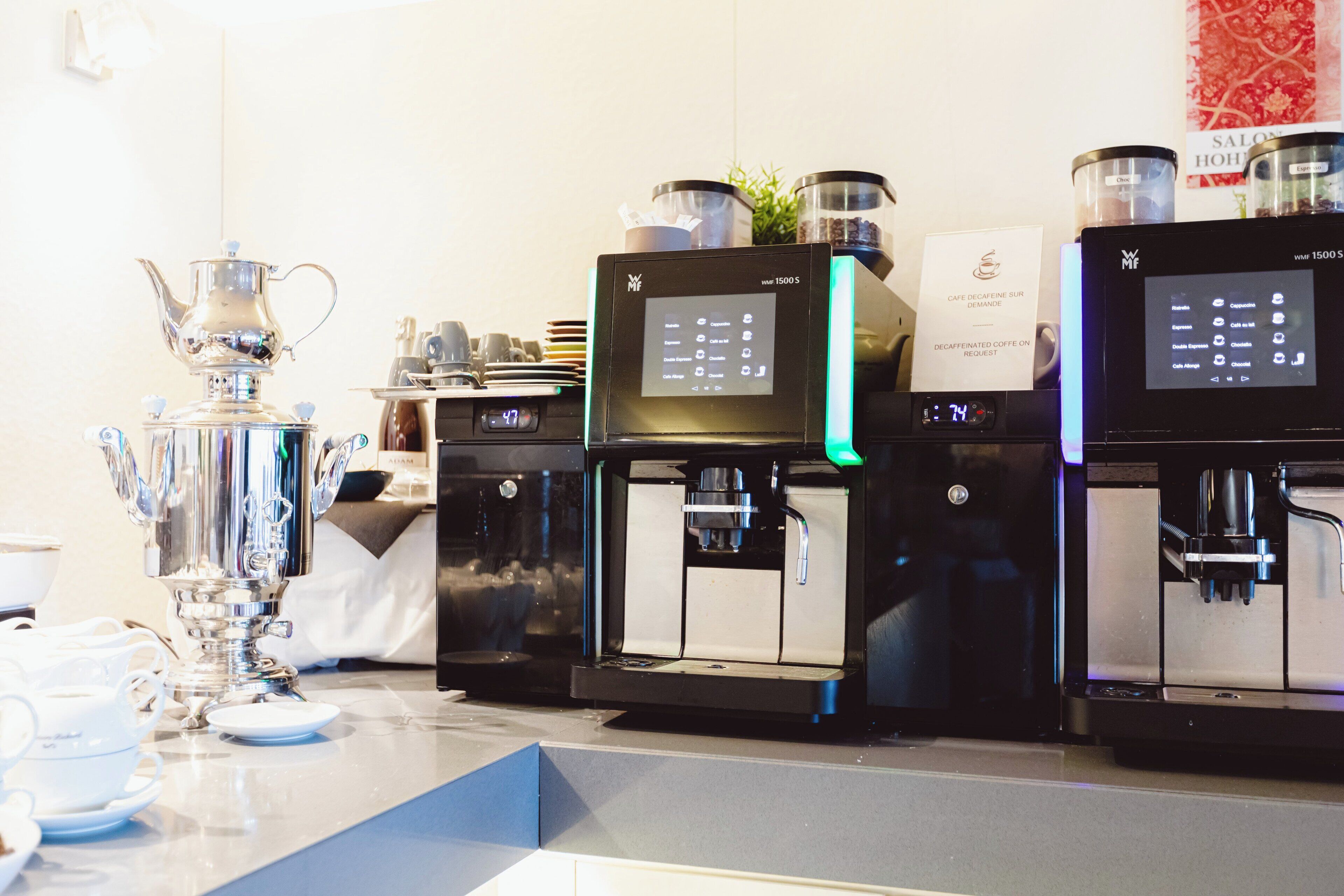 daily buffet breakfast (eur 17.50 per person)