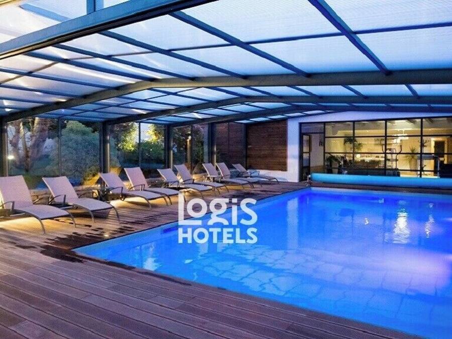 Indoor pool, outdoor pool, open 9:00 AM to 9:00 PM, pool umbrellas