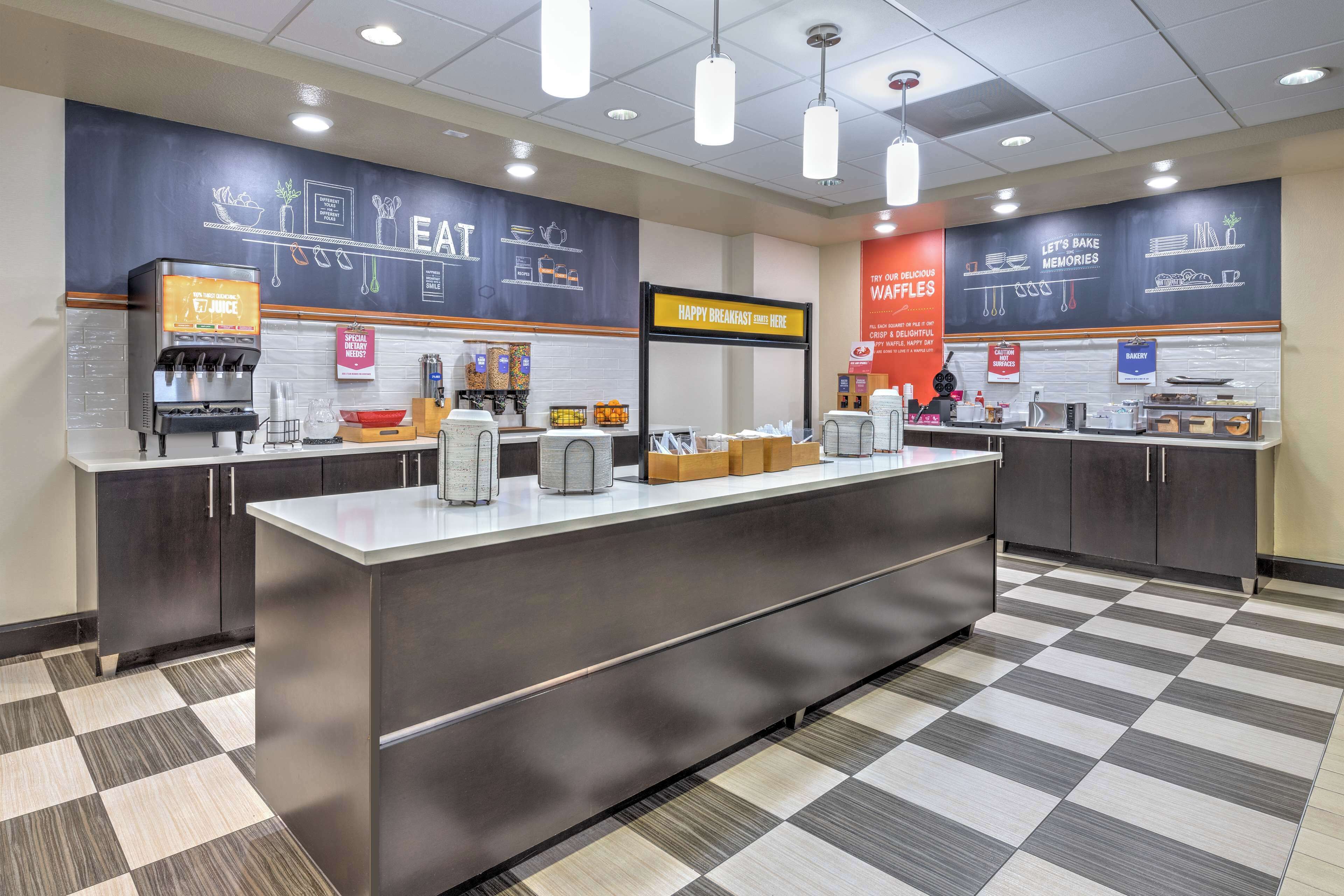 free daily self-service breakfast