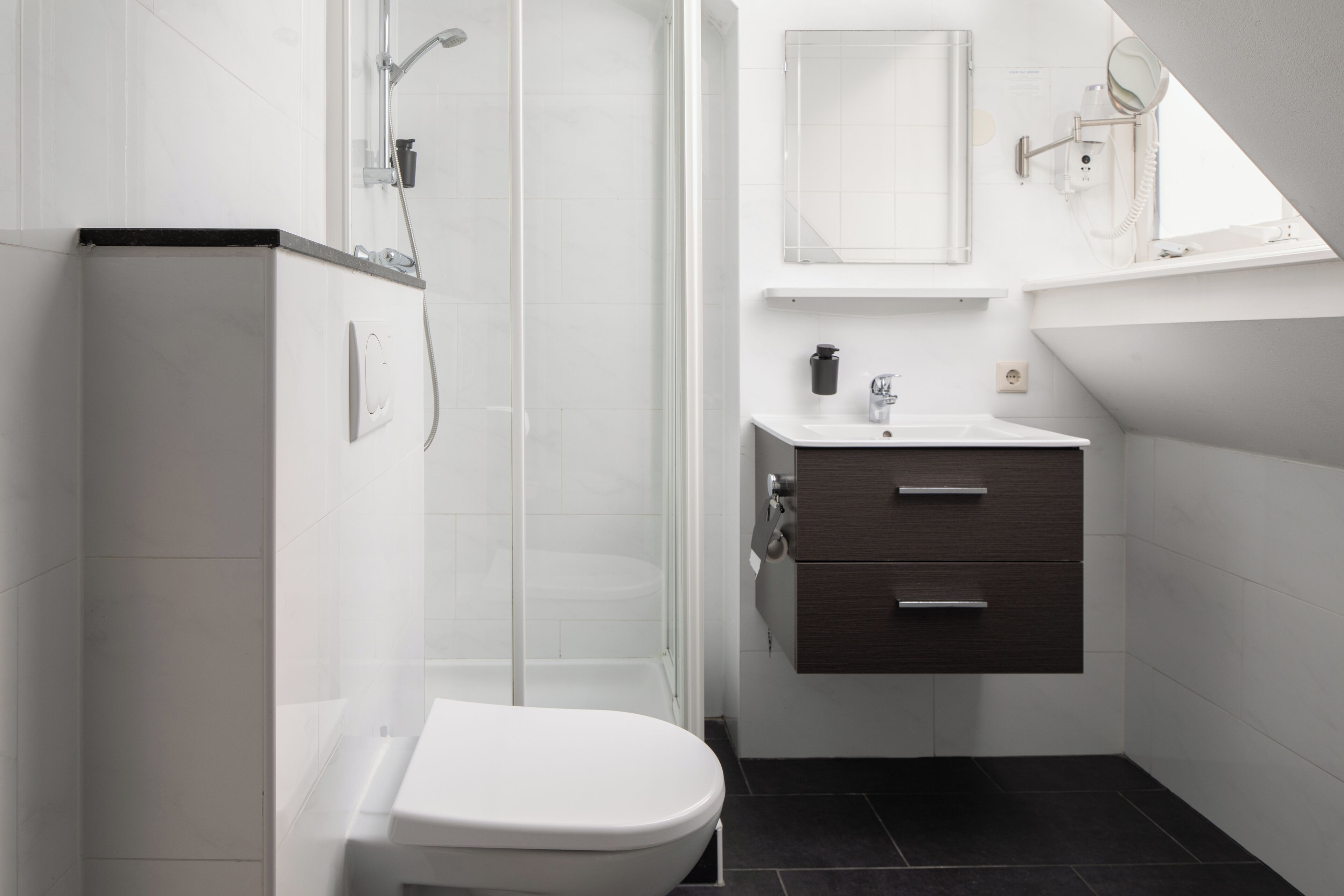 comfort triple room, multiple beds | bathroom | shower, hair dryer, towels, soap