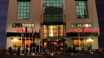 Front of property – evening/night