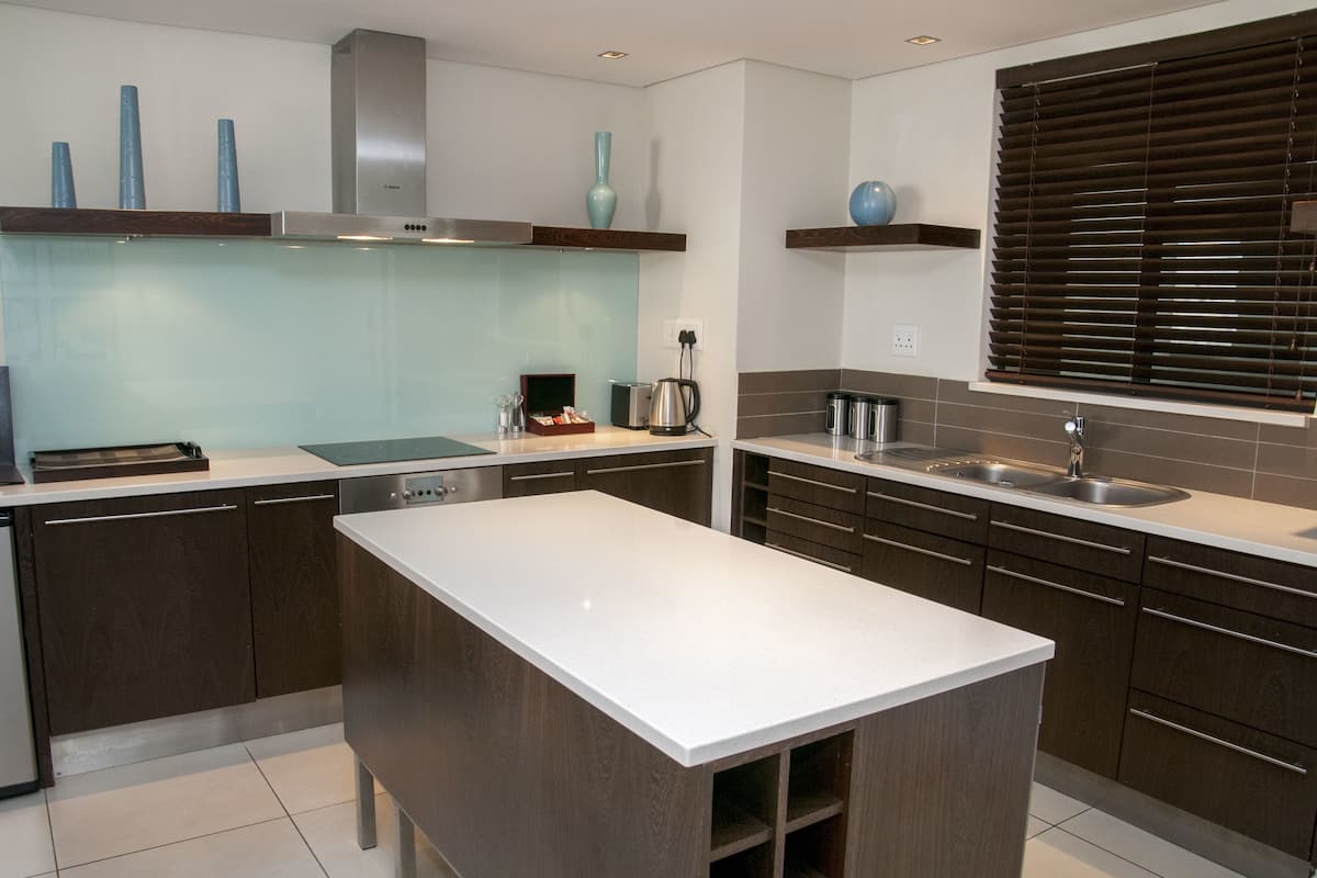 executive suite - two bedroom | private kitchen | fridge, microwave, coffee/tea maker, electric kettle
