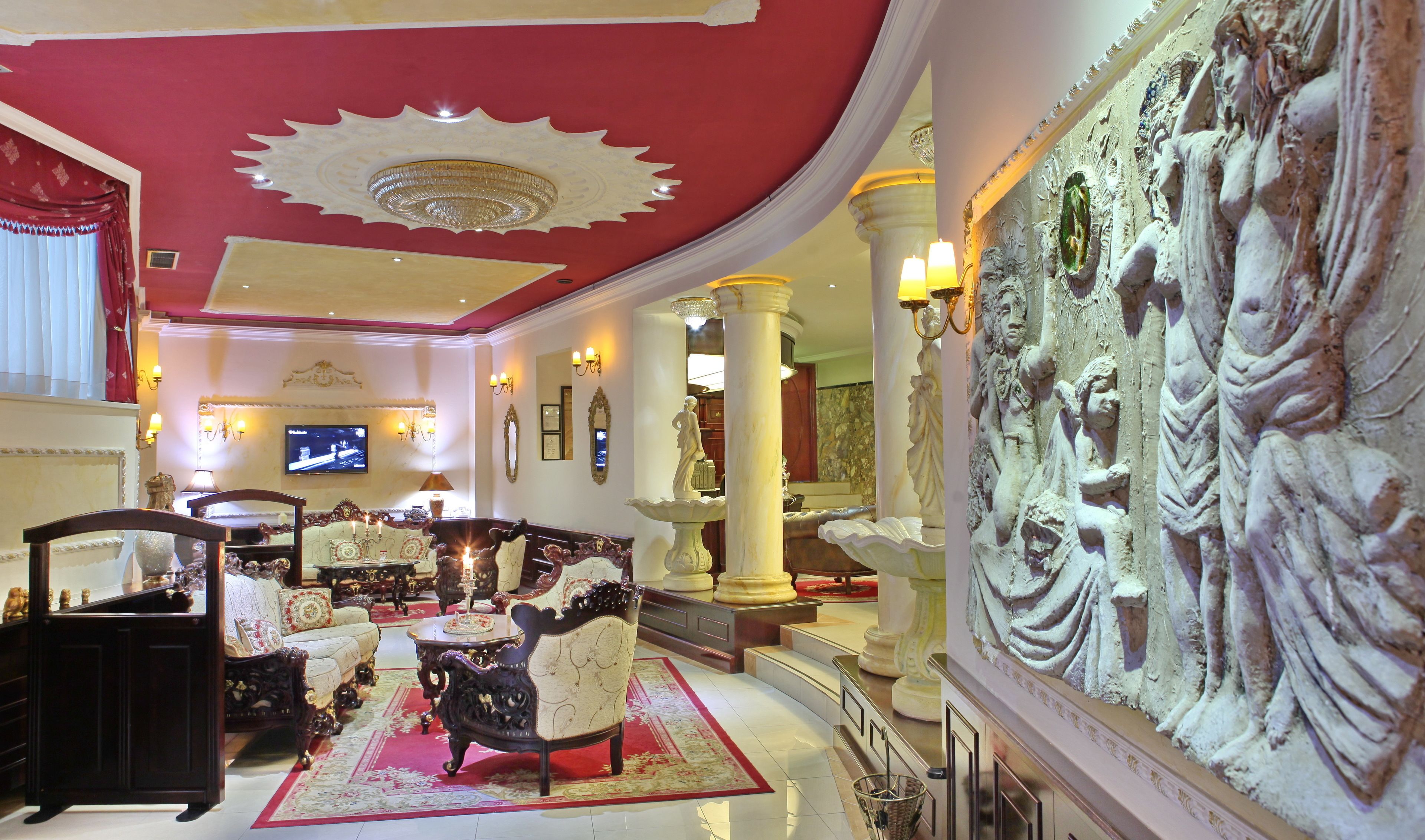 Coin salon dans le hall