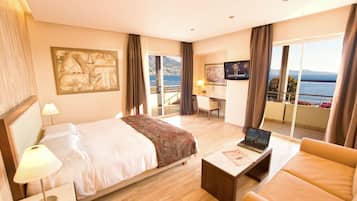 Suite Exécutive, vue mer | 1 chambre, literie de qualité supérieure, couette en duvet d'oie