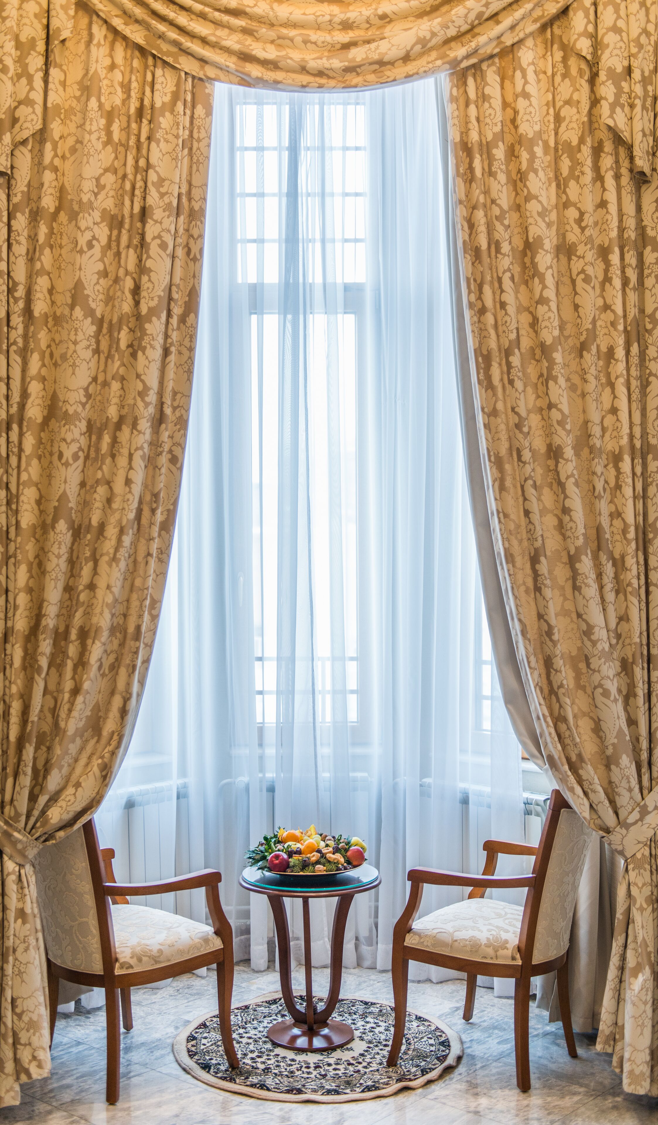 royal suite with free spa access | living area | lcd tv