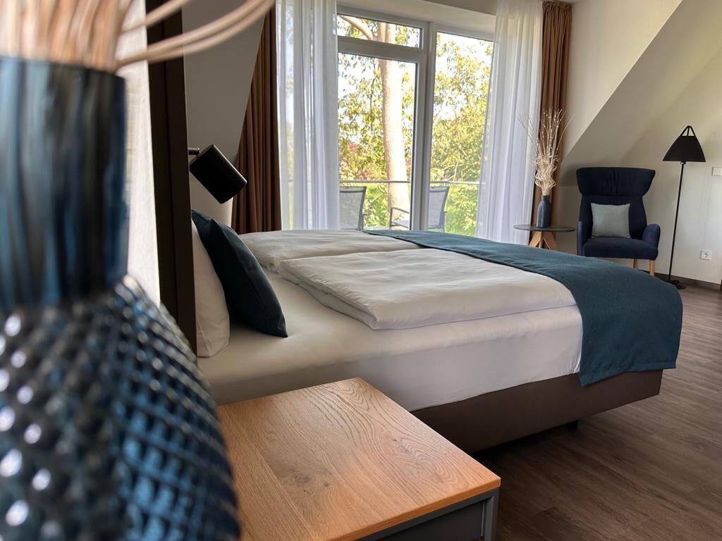 Superior-Doppelzimmer | Hochwertige Bettwaren, Zimmersafe, laptopgeeigneter Arbeitsplatz