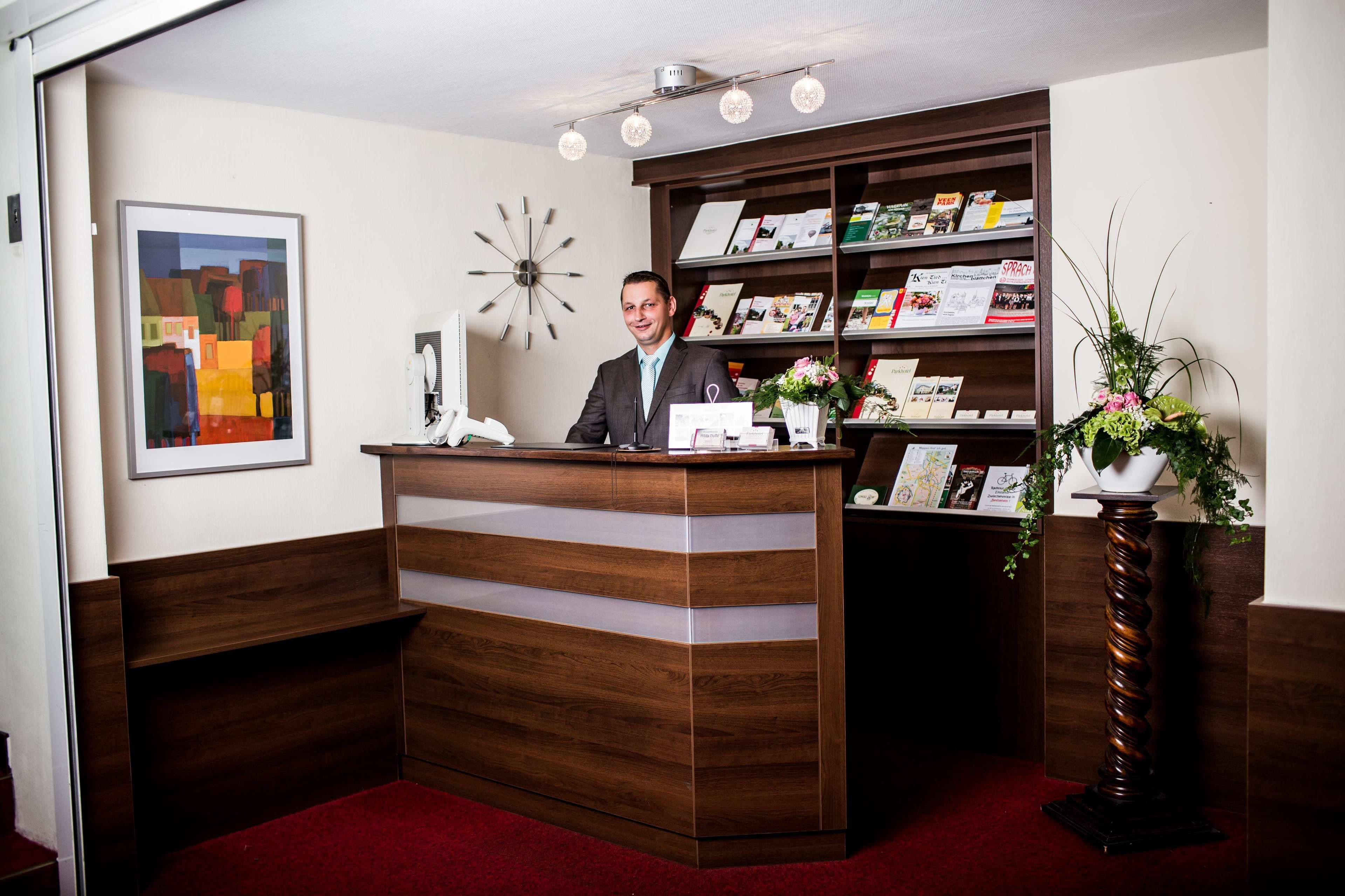 check-in/check-out kiosk