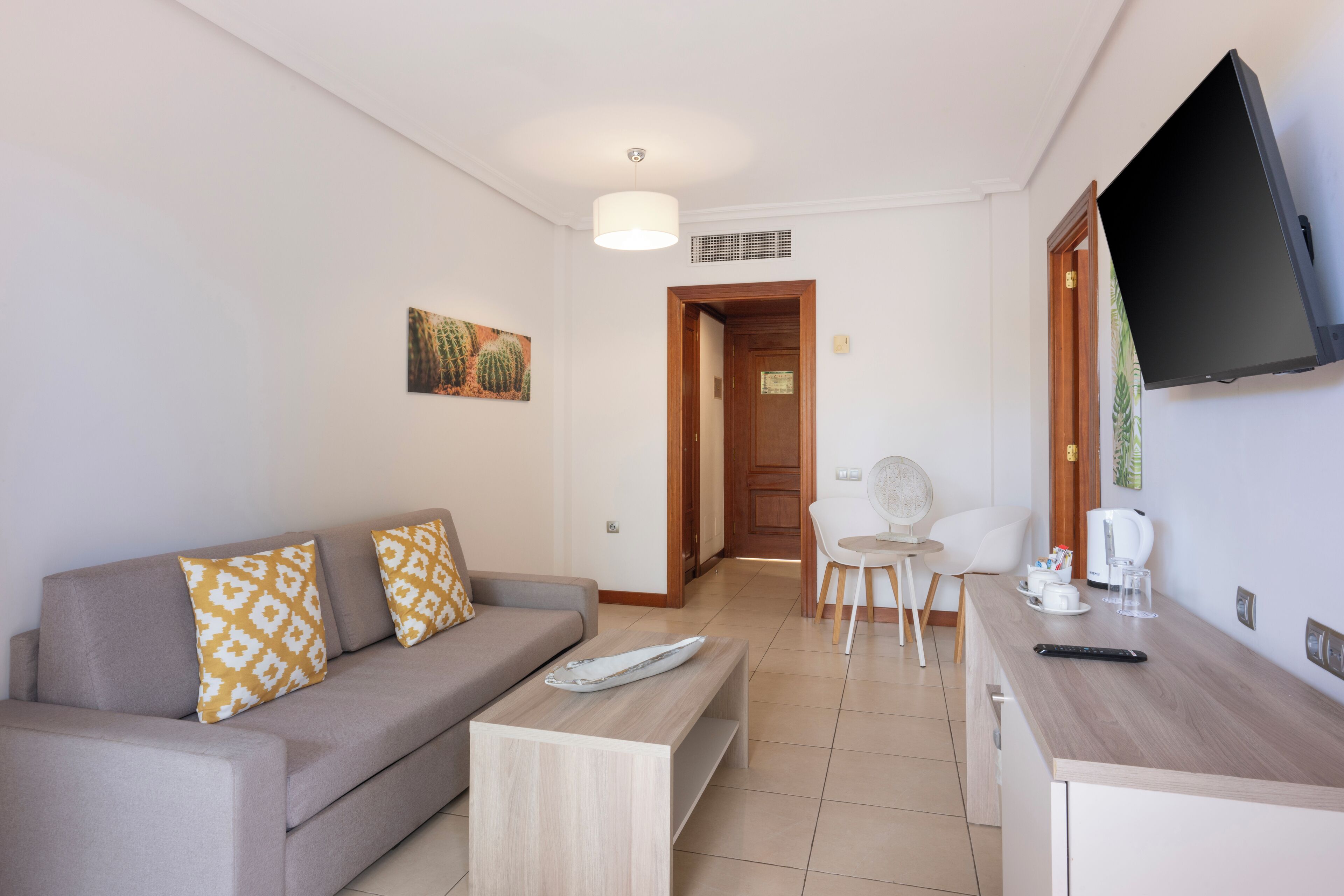 32-inch tv with satellite channels, table football, ping pong