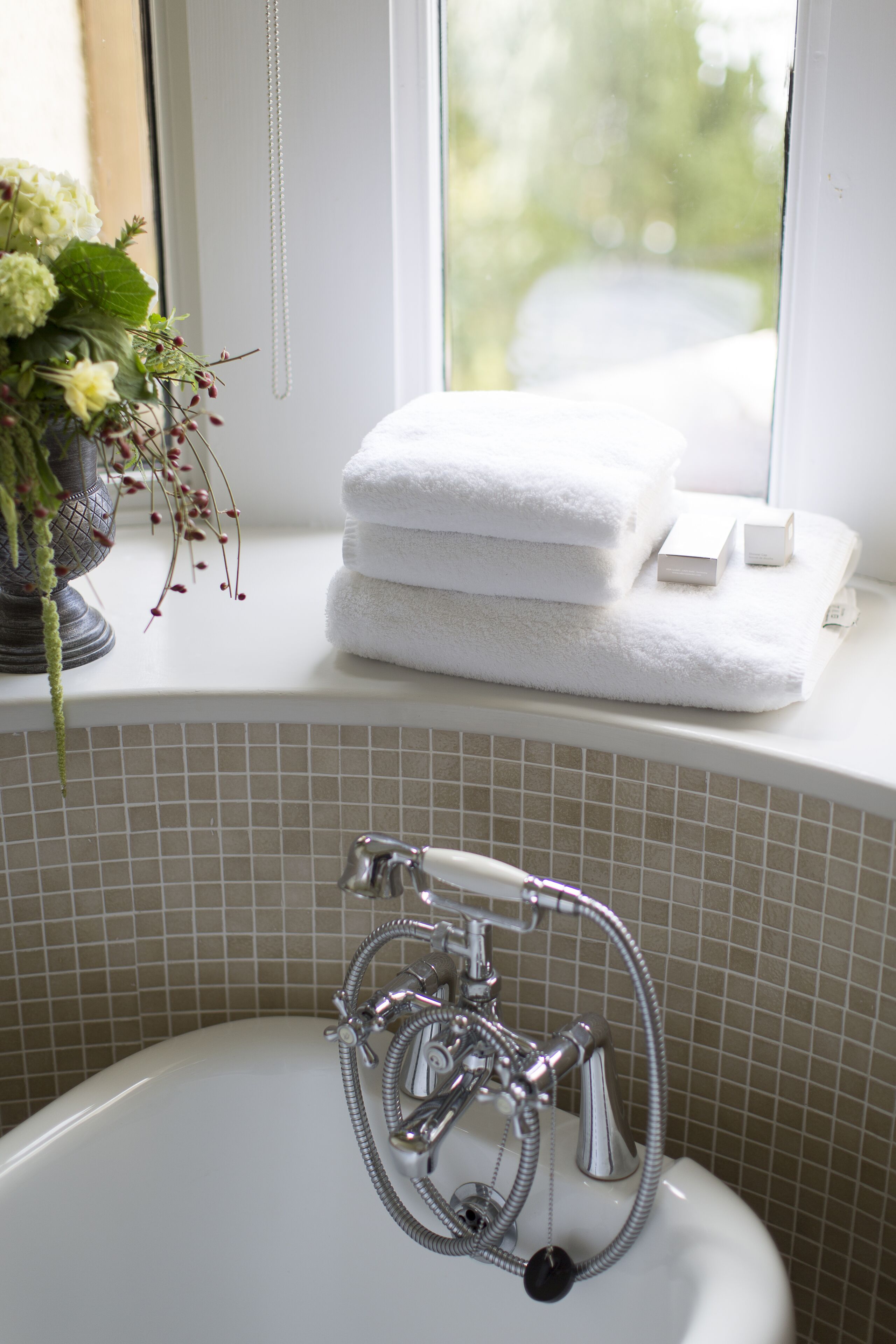 master room | bathroom | free toiletries, hair dryer, bathrobes, towels