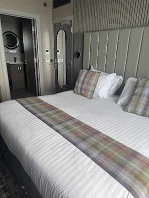 Chambre Double Deluxe, salle de bains attenante, vue mer