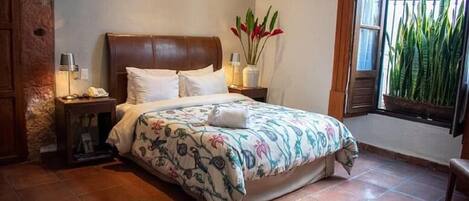 Free minibar, in-room safe, desk, laptop workspace