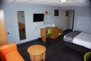 Tweepersoonskamer, 1 tweepersoonsbed, niet-roken | 1 slaapkamer, lakens van Egyptisch katoen, luxe beddengoed, een bureau