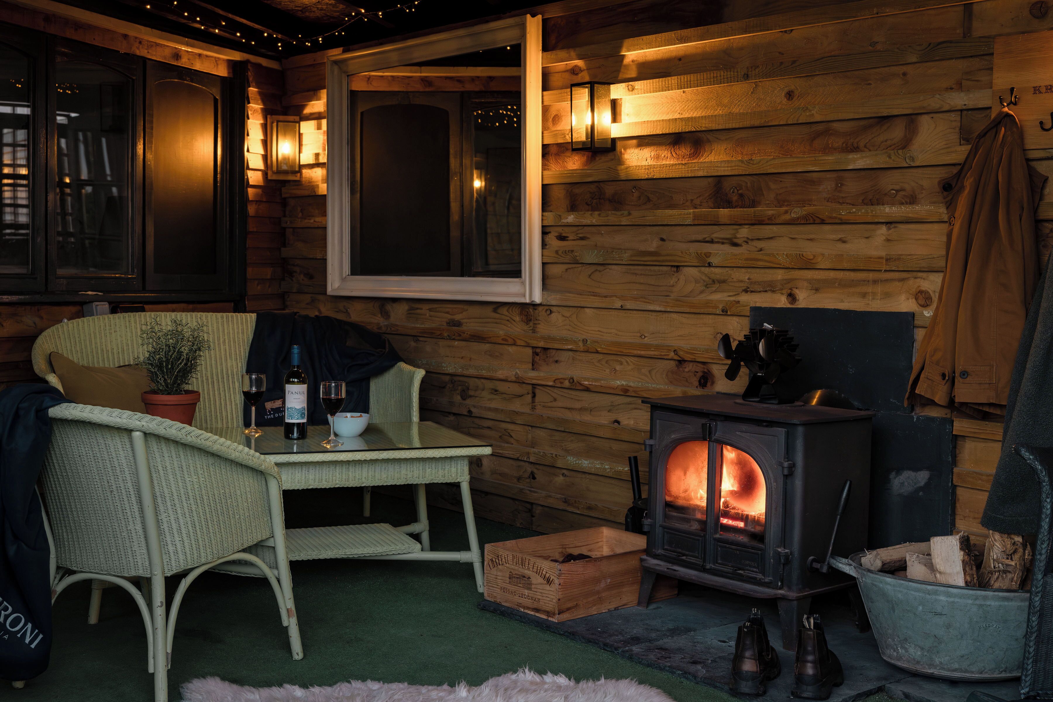 Deluxe-Ferienhütte, mit Bad