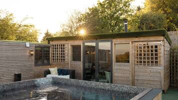 Deluxe huisje, en-suite badkamer