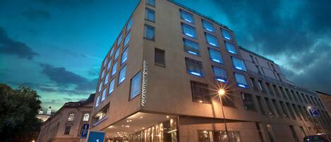 Front of property - evening/night