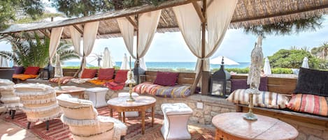 3 restaurants, serveren diner, fusion-gerechten