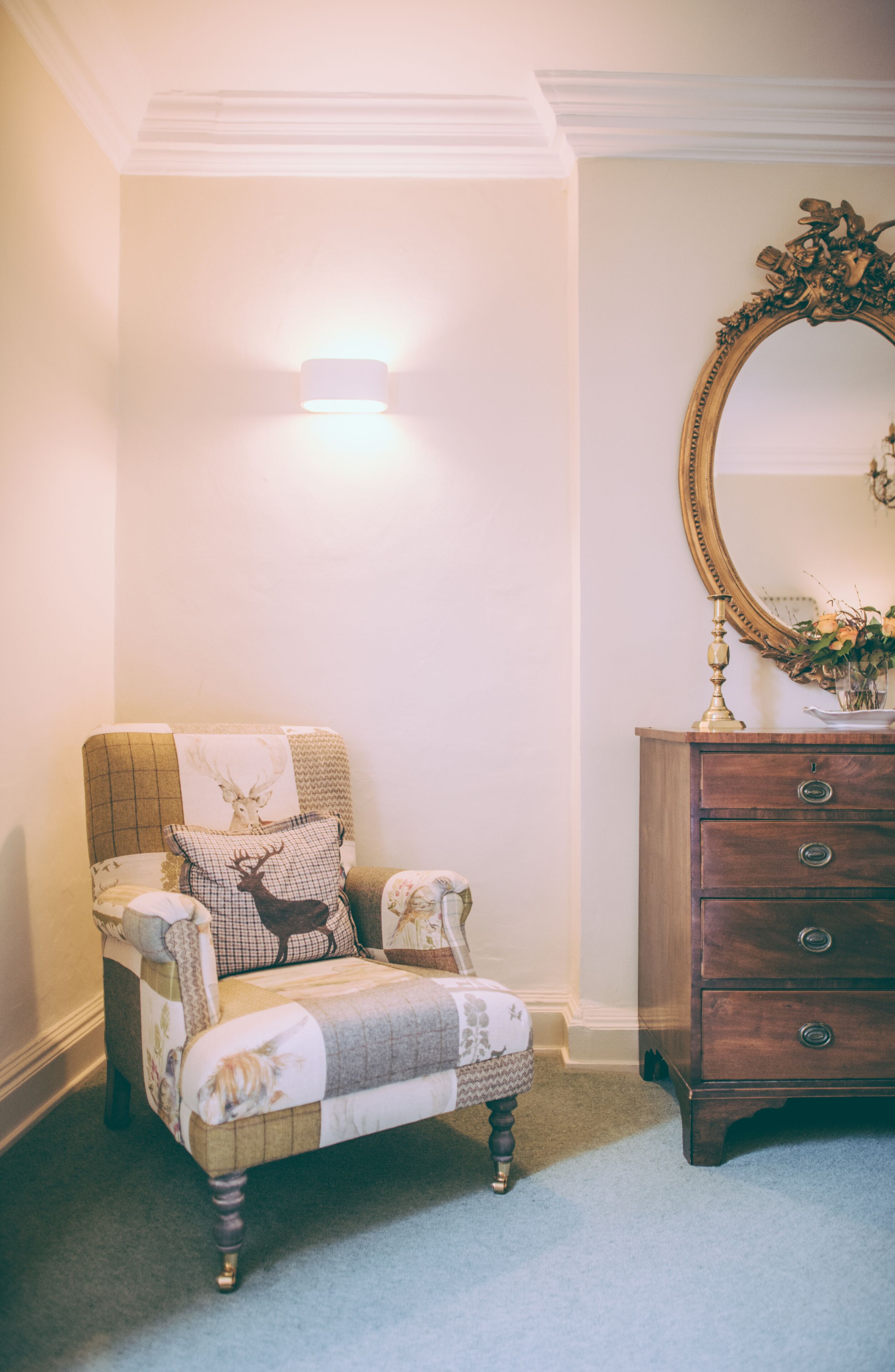 individually decorated, individually furnished, desk, blackout curtains