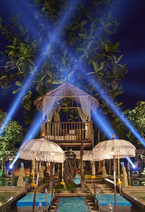 Espace banquet en plein air