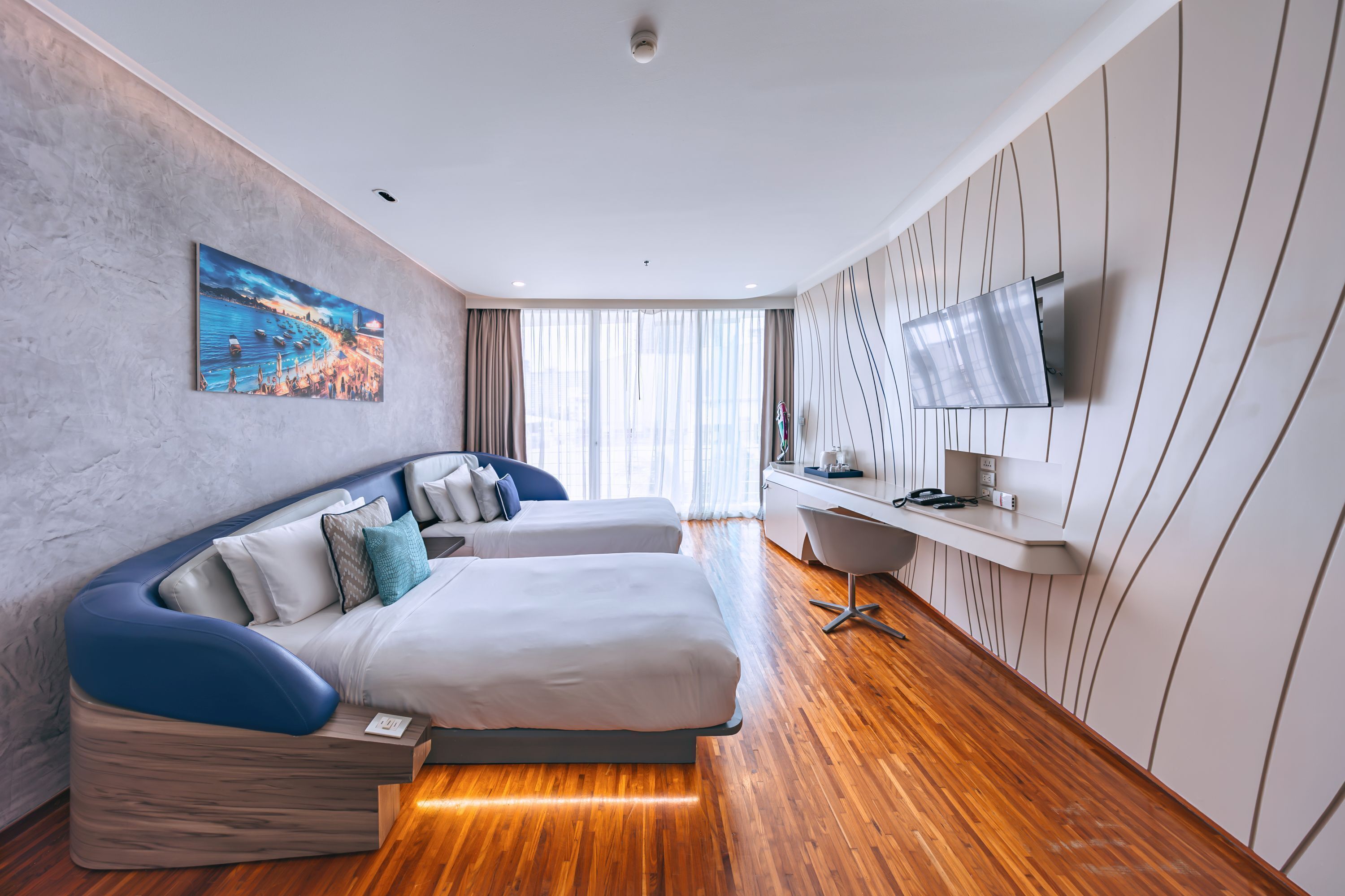 1 bedroom, egyptian cotton sheets, premium bedding, select comfort beds