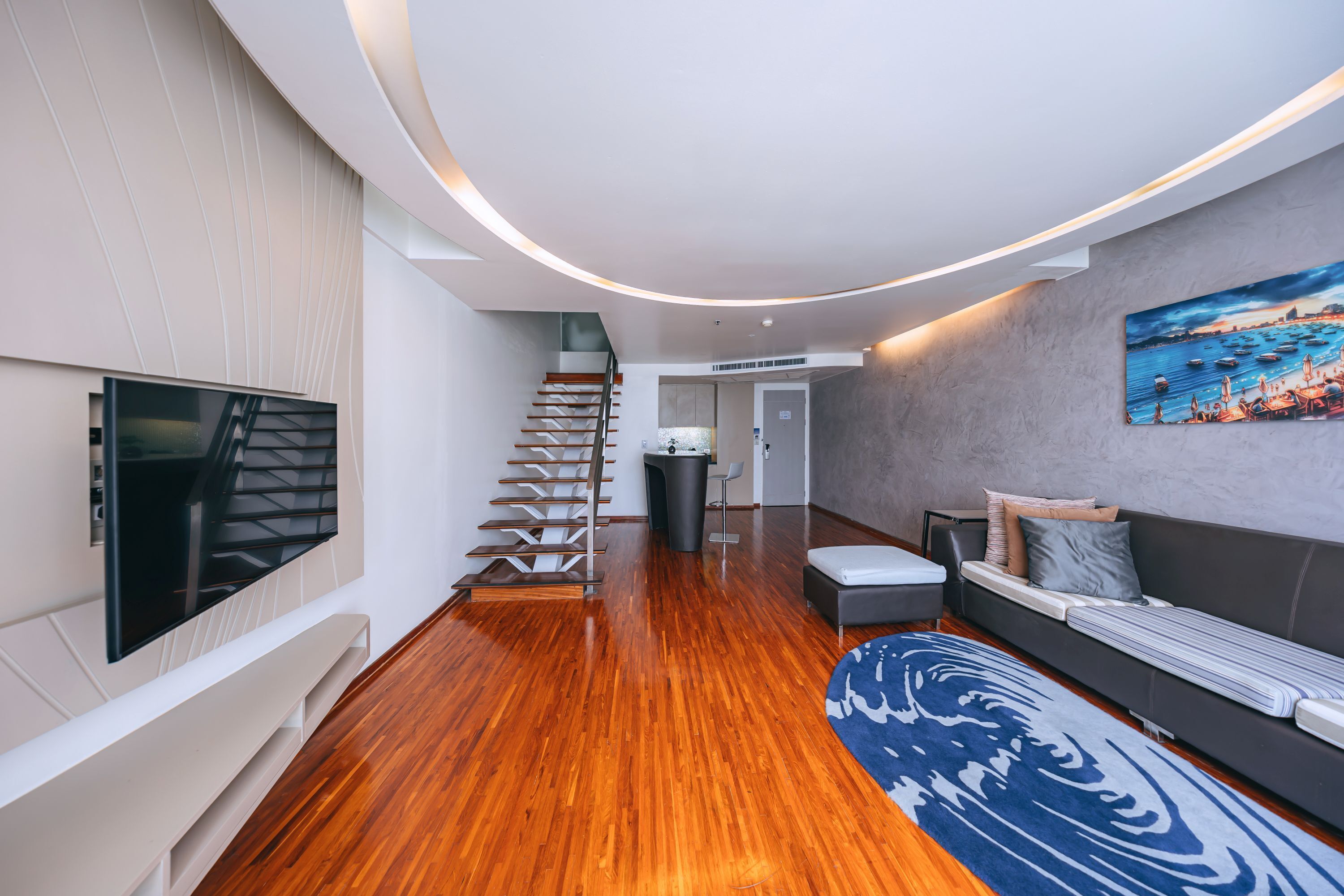 48-inch lcd tv with cable channels, tv, dvd player