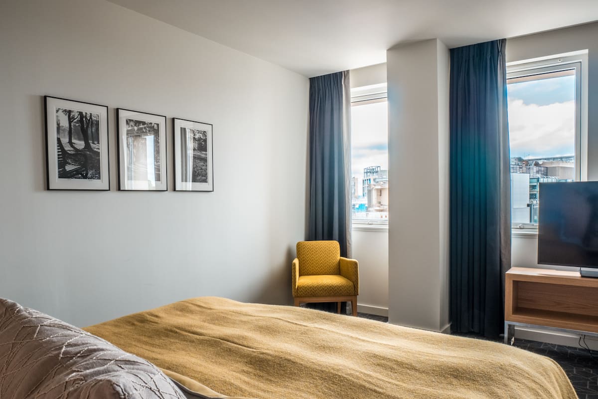 1 habitación, ropa de cama de alta calidad y camas con pillow-top