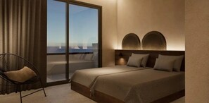 Deluxe Double Room, Sea View (Renovated) | View from room - Ano Kampos Hotel (Rhodes)