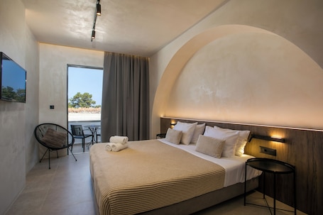 Doppia Superior | Una cassaforte in camera, Wi-Fi gratuito, lenzuola. Ano Kampos Hotel