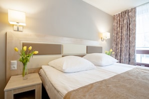 In-room safe, desk, iron/ironing board, cots/infant beds