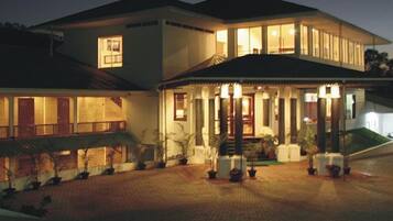 Front of property - evening/night