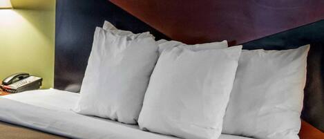 Standard Room, 1 King Bed | Pillowtop beds, desk, iron/ironing board, free cribs/infant beds