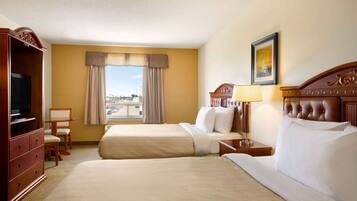 Pillow-top beds, desk, iron/ironing board, rollaway beds