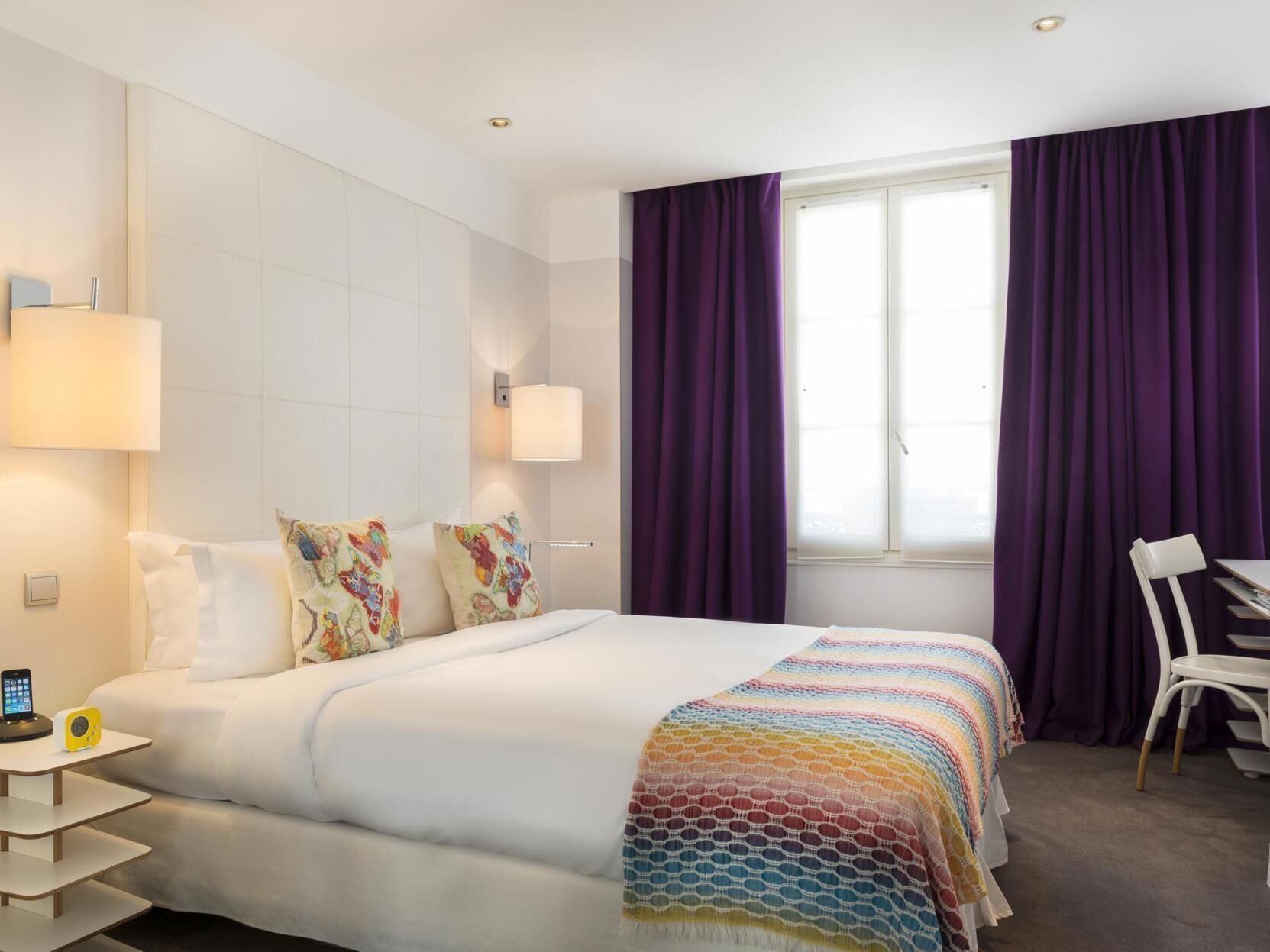Premium bedding, down comforters, minibar, in-room safe