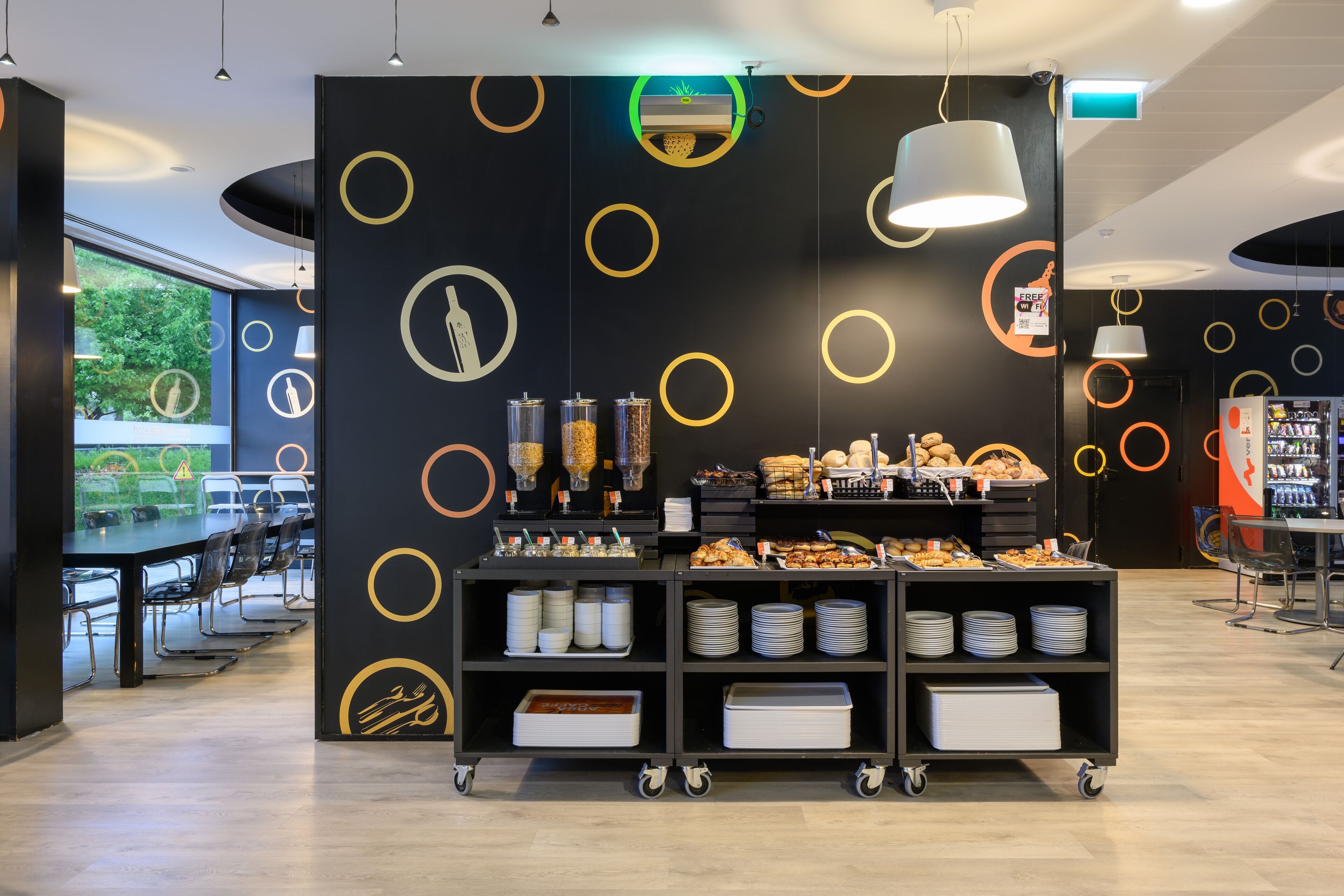 daily buffet breakfast (eur 11 per person)