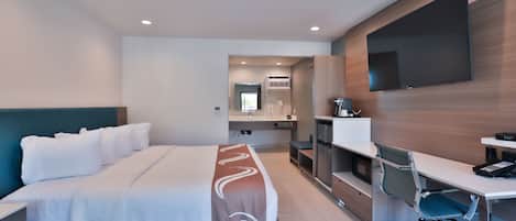 Ropa de cama de alta calidad y camas con pillow-top