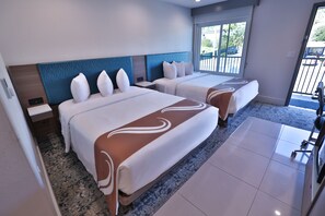 Phòng đôi Premium | 1 phòng ngủ, bộ đồ giường cao cấp, nệm có lớp đệm bông